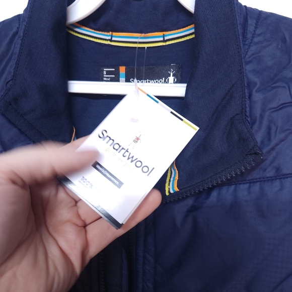 Smartwool Smartloft Vest Navy - Picture 6 of 9